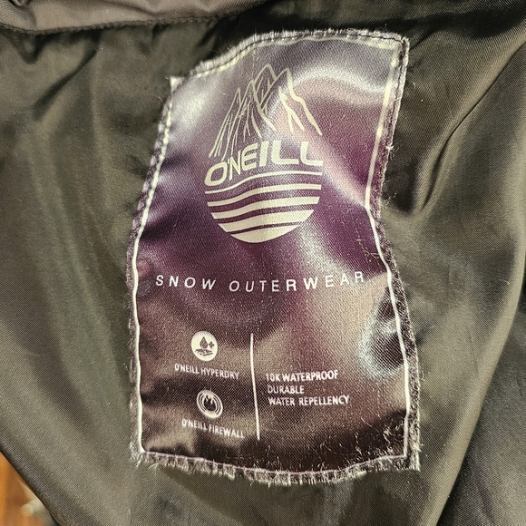 O'Neill Exile grey thinsulate firewall hyperdry waterproof ski jacket size XL - Picture 11 of 14